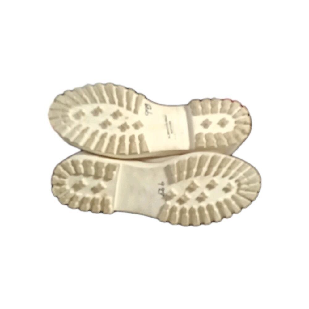 DV By Dolce Vita Boots Womens 10 Rolinda Wedge Ankle Bootie Beige Canvas - Picture 6 of 8